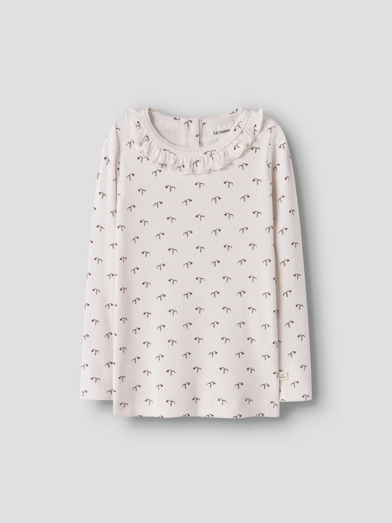 Lil' Atelier Gago Kis Langarmshirt Tulpe Tencel
