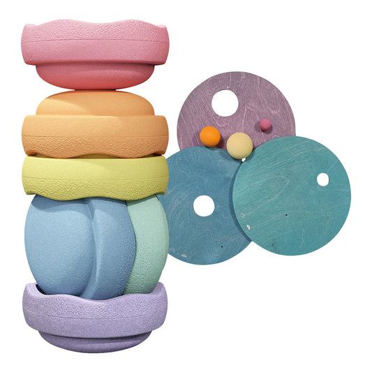 Grimms x Stapelstein Set pastel