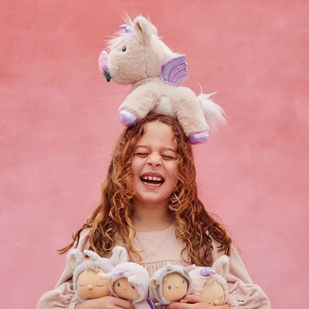 Olli Ella Dinkum Unicorn shimmer/pink
