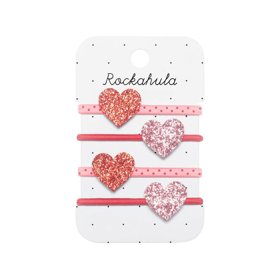 Rockahula Love Herz Glitzer Haargummis