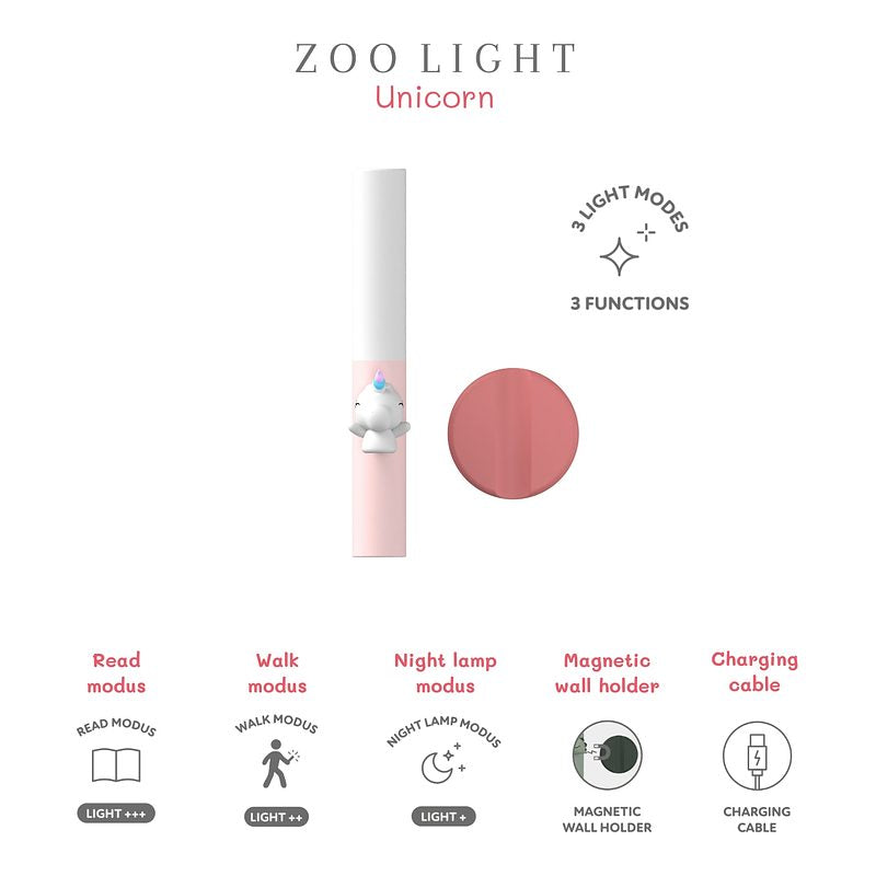 Zoofamily Taschenlampe Zoolight Einhorn
