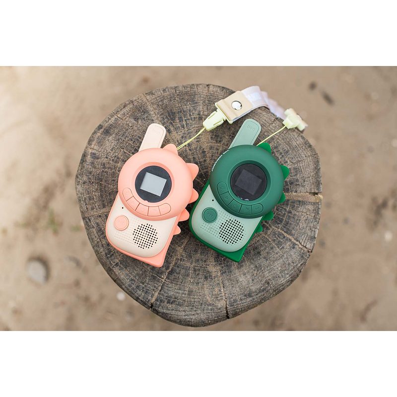 Zoofamily Walkie Talkie Dino grün - Dino pink