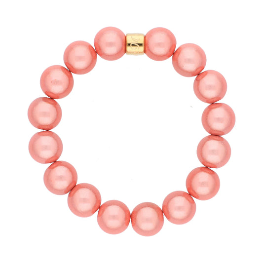 Magic Pearl Flamingo Perlenarmband gold