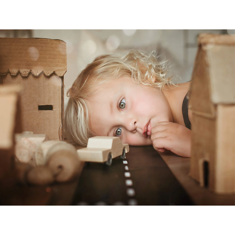 waytoplay Back & Forth Spielzeugauto Holz Natur