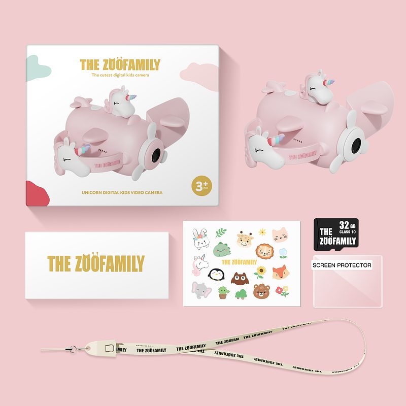 Zoofamily Kinder-Camcorder Zoo Video V1 Einhorn
