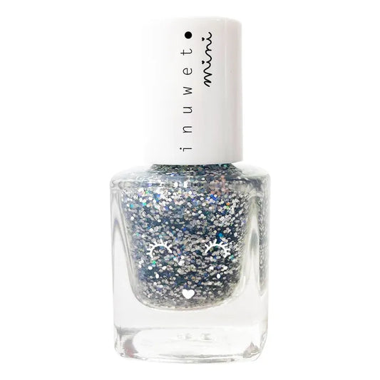 Inuwet KIDS Nagellack mit Vanilleduft - Glitter Silber