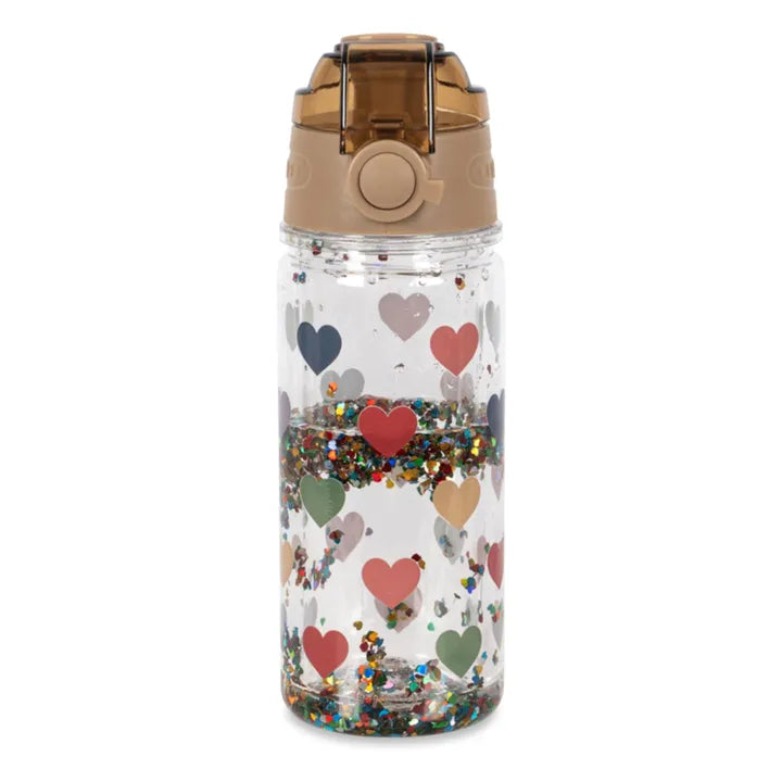 Konges Sløjd Glitzerflasche Herzen
