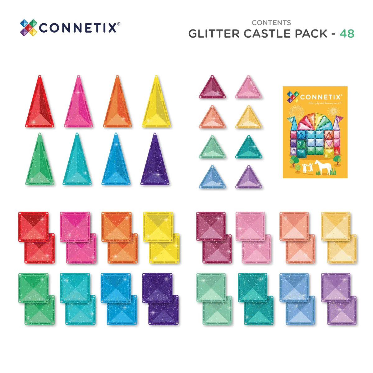 CONNETIX Gitter Castle Pack 48 Teile