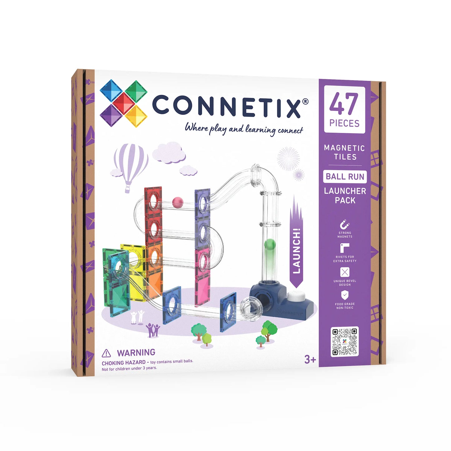 CONNETIX Ball Run Luncher 47 Teile