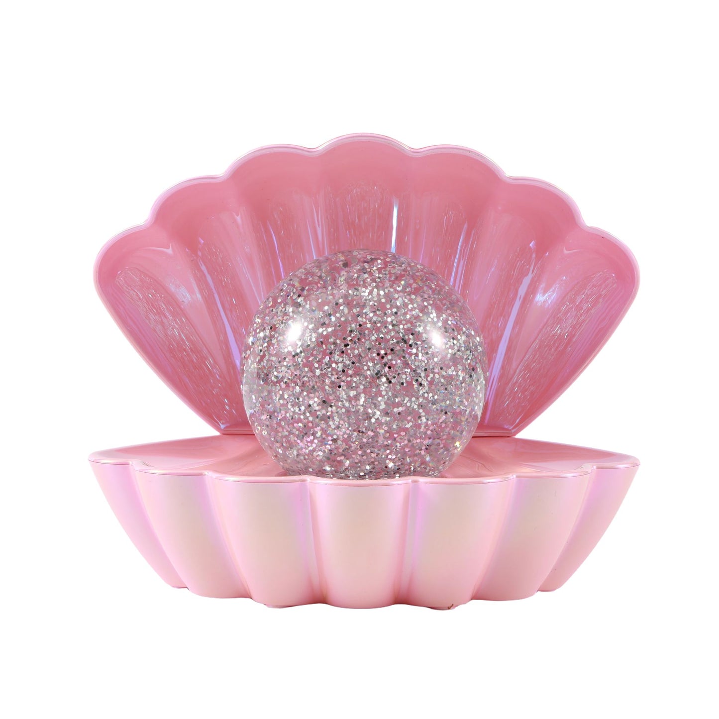 i-Total Muschellampe mit Glitzer rose perlmutt