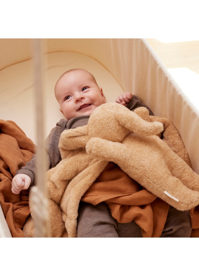 Membantu Magma Gewichtskuscheltier mit Glasperlenfüllung braun