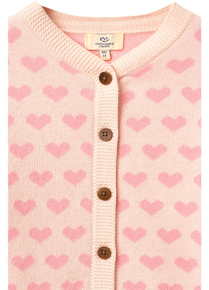 Copenhagen Colors Herz Strickjacke