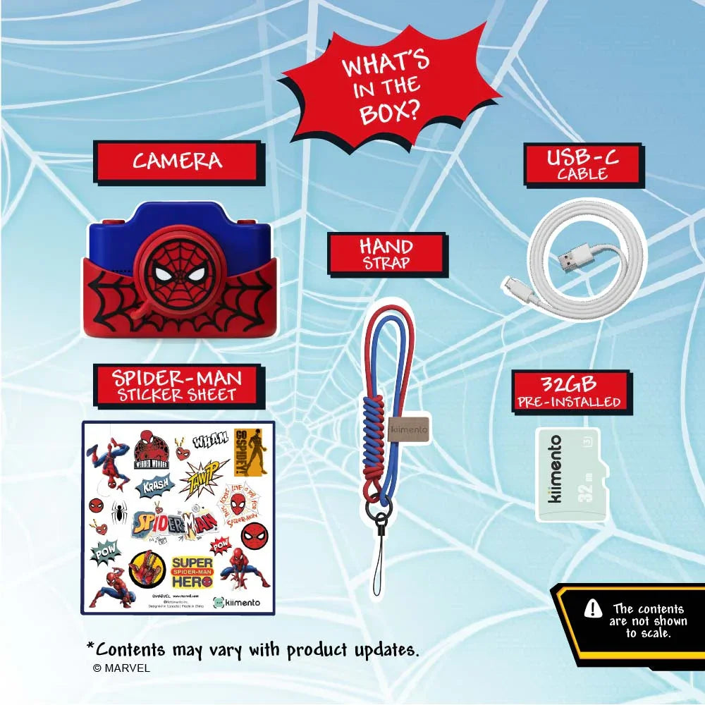 kiimento Marvel Spider-Man Digitalkamera
