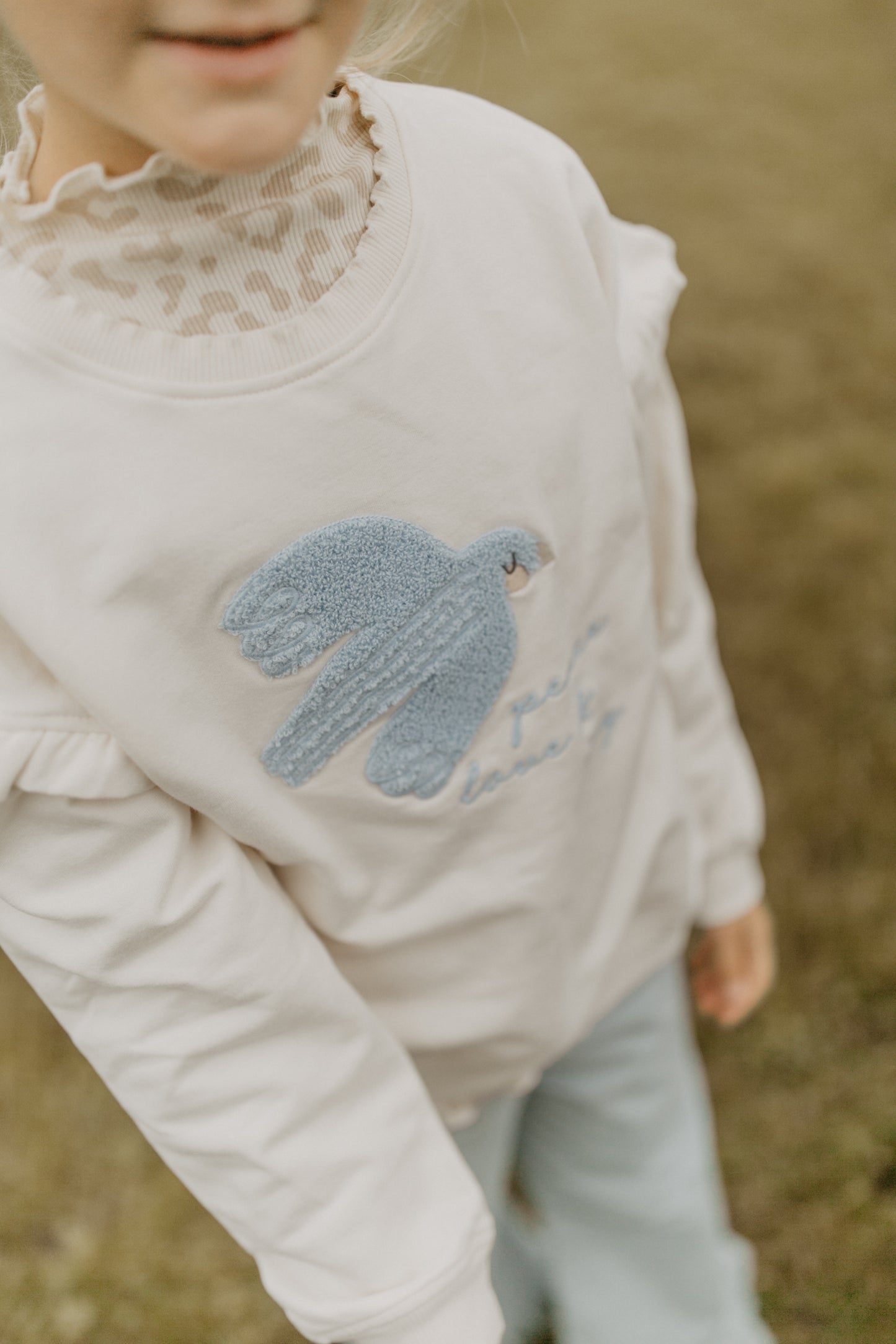 Leevje Longsleeve 'Leo' mit hohem Kragen