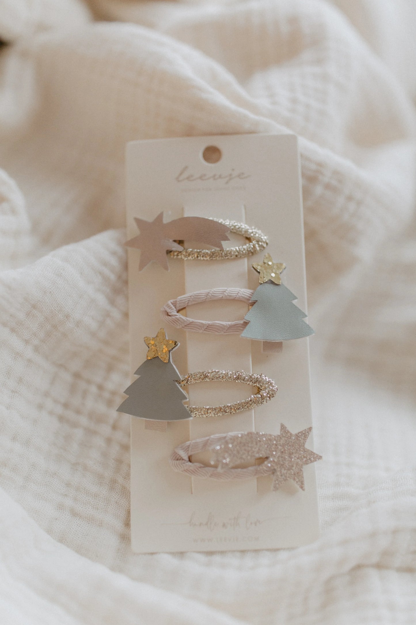 Leevje Haarspangen 'CHRISTMAS TREE CLIPS'