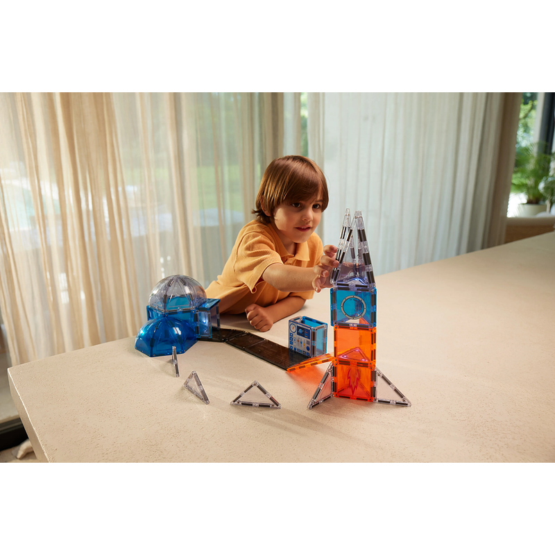 Cleverclixx® Magnetbausteine Space Mission Bausatz Intense 47 Teile