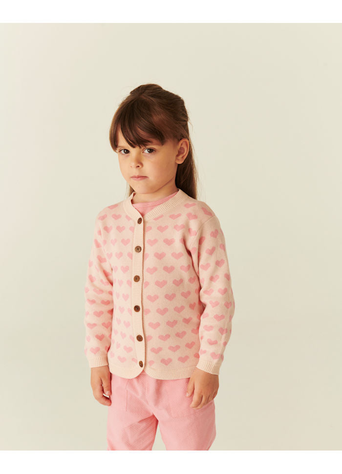 Copenhagen Colors Herz Strickjacke