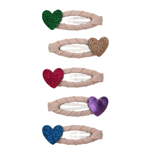 Mimi & Lula Jazzy Herz Mini Haarspangen