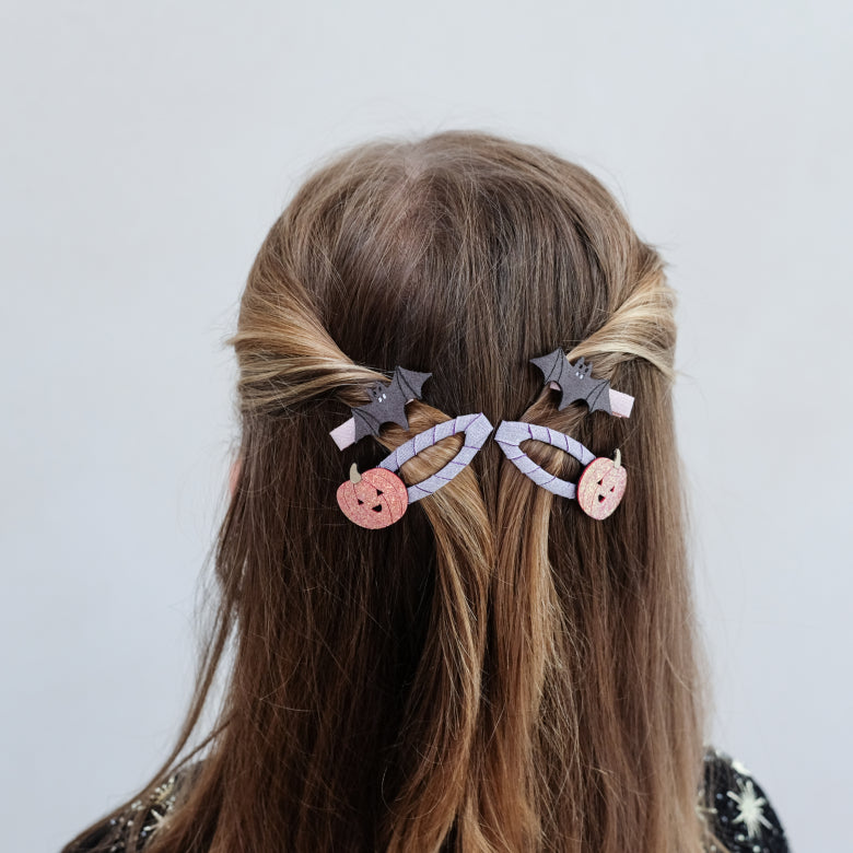 Mimi & Lula Halloween Kürbis Haarclips