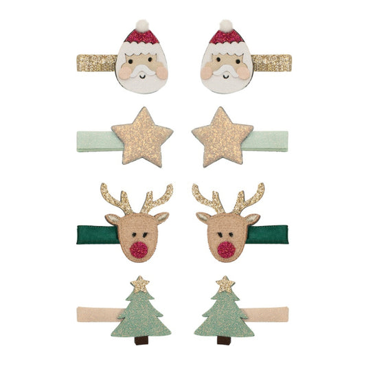 Mimi & Lula Santa und Rudolph Haarclips