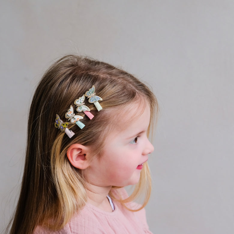 Mimi & Lula Blumen Schmetterling Mini Haarclips