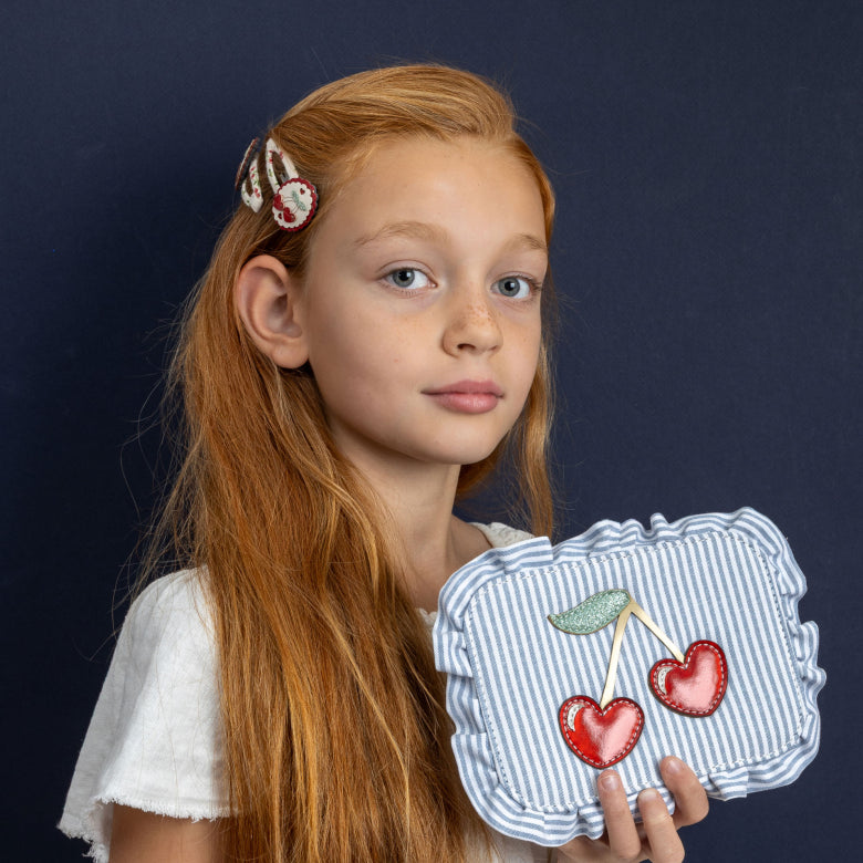 Mimi & Lula gerahmte Kirschen Haarspangen