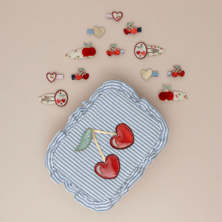 Mimi & Lula Pom Pom Kirschen Haarspangen