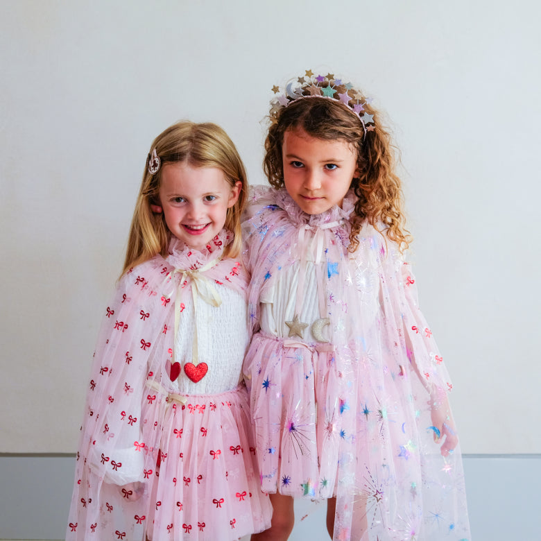 Mimi & Lula Himmlischer Rosa Umhang