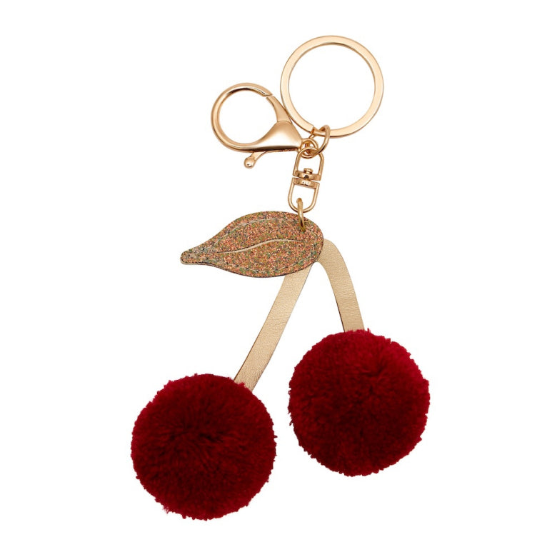 Mimi & Lula Pom Pom Cherry Schlüsselanhänger
