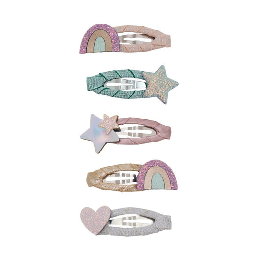 Mimi & Lula Regenbogen Mini Haarspangen