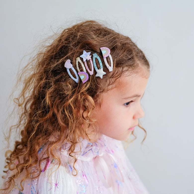 Mimi & Lula Regenbogen Mini Haarspangen