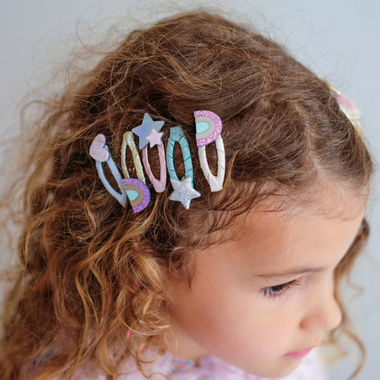 Mimi & Lula Regenbogen Mini Haarspangen