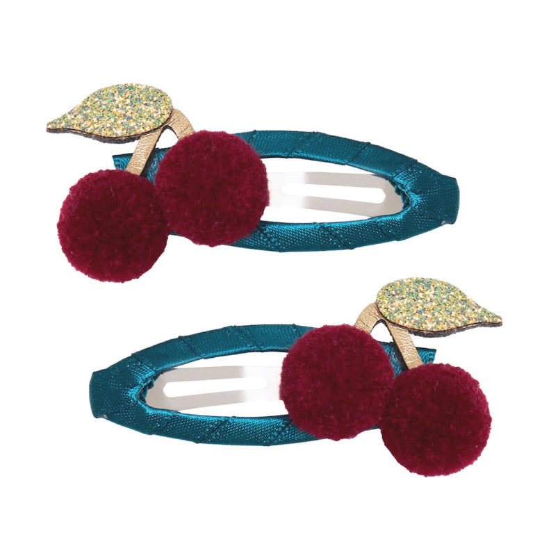 Mimi & Lula Pom Pom Cherry Haarclips