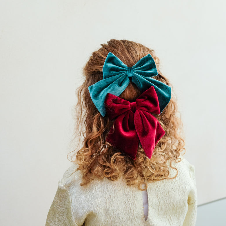 Mimi & Lula Velvet Agnes Schleifen Haarclips