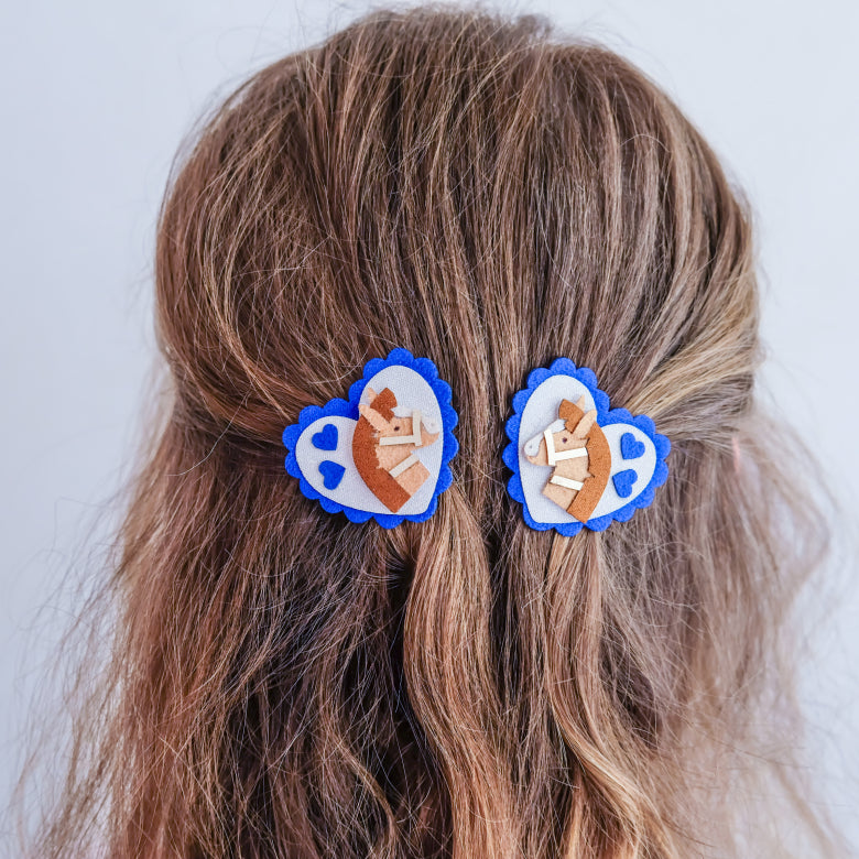 Mimi & Lula Pony Herz Haarspangen