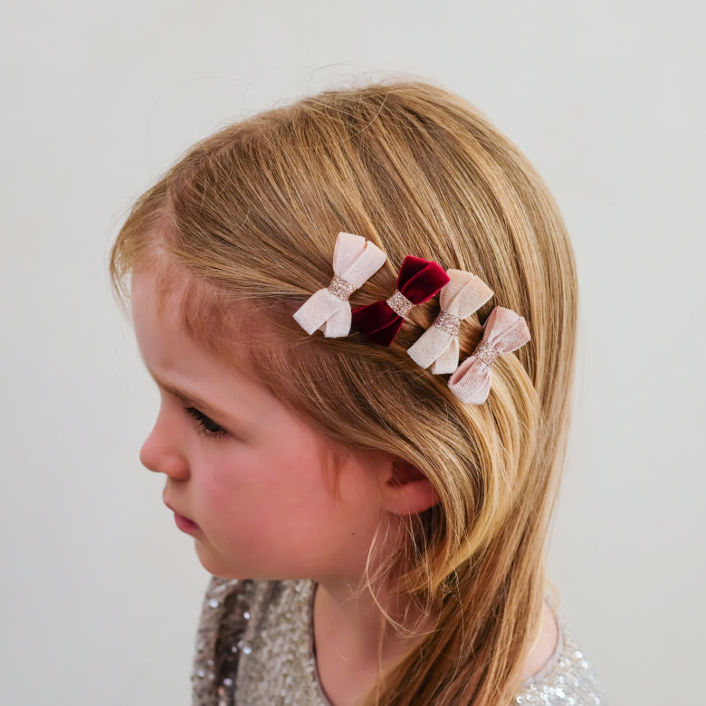 Mimi & Lula Glitter Schleifen Haarspangen