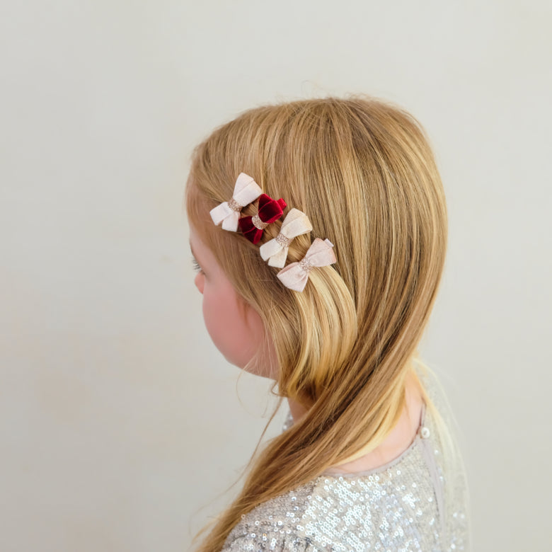 Mimi & Lula Glitter Schleifen Haarspangen