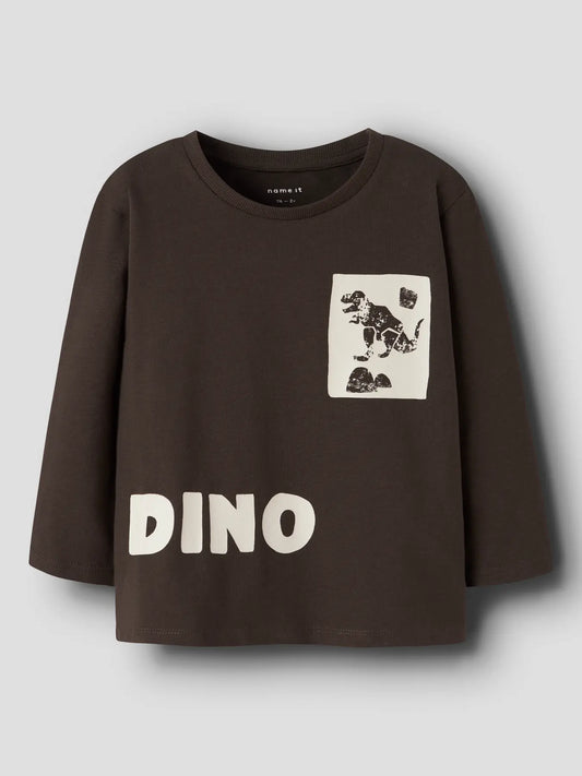 Name it Langarmshirt Niklaus Dino