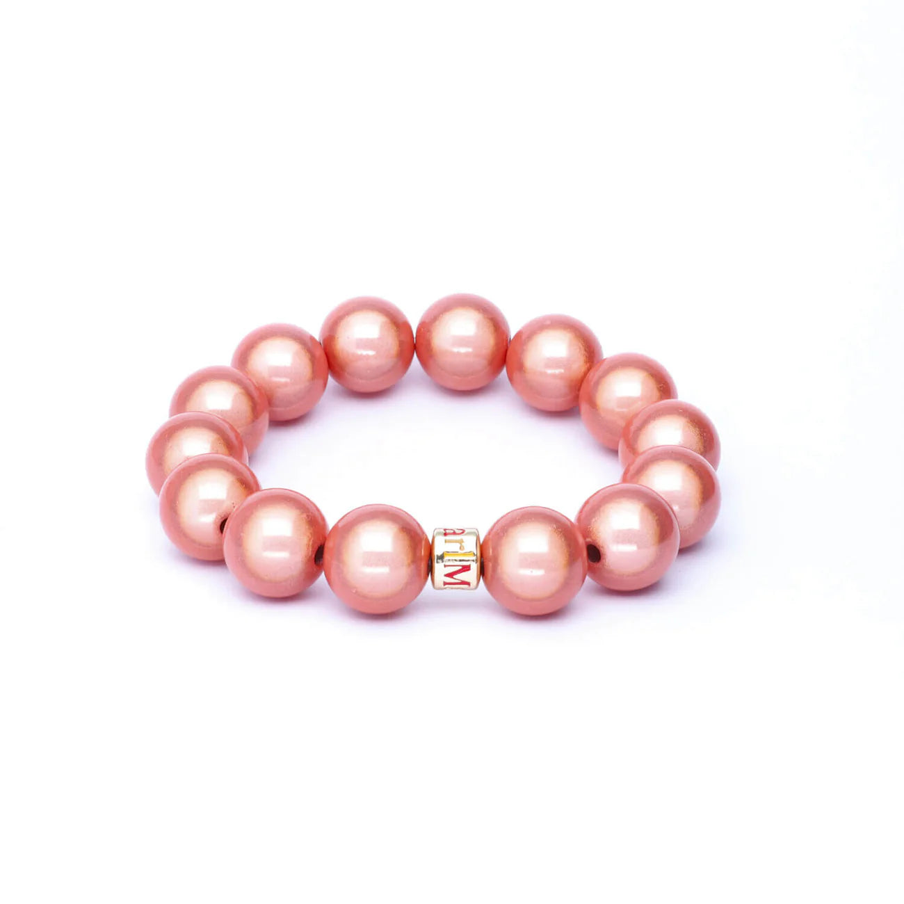Magic Pearl "Perlenarmband apricot" groß