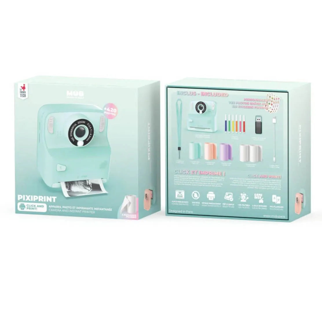 MOB Pixiprint Turquoise Kamera