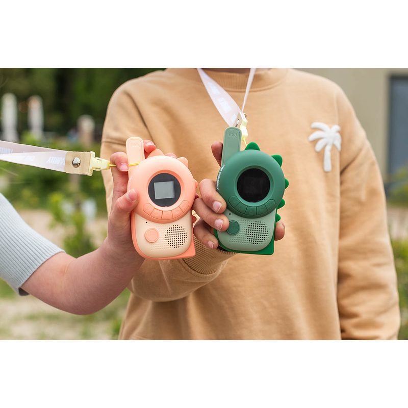 Zoofamily Walkie Talkie Dino grün - Dino pink