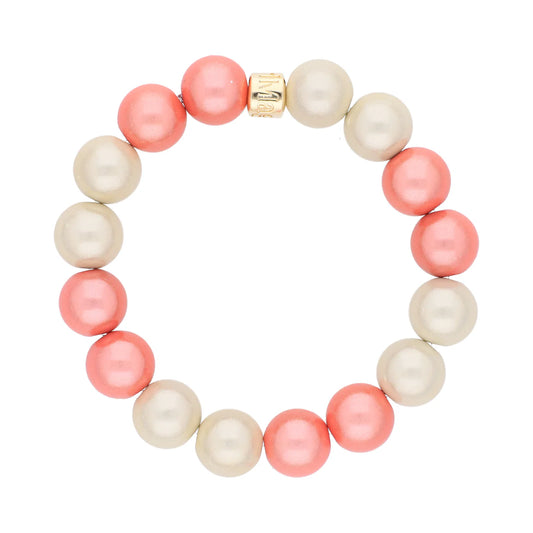 Magic Pearl Soft Sunrise Perlenarmband - Pure (12mm)