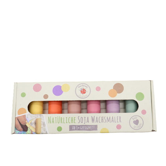 Lulubug Natürliche Soja Wachsmaler „Pastell“