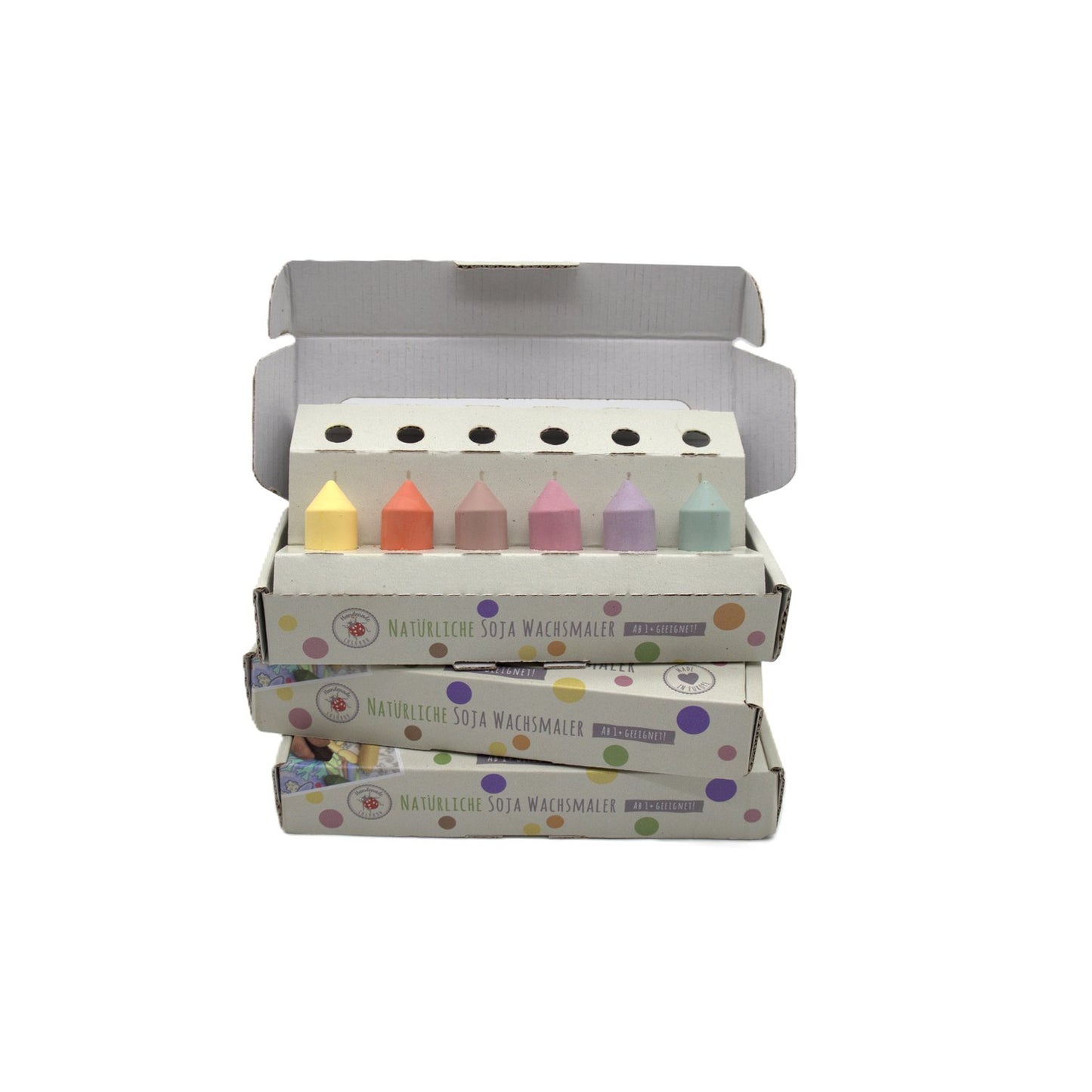 Lulubug Natürliche Soja Wachsmaler „Pastell“