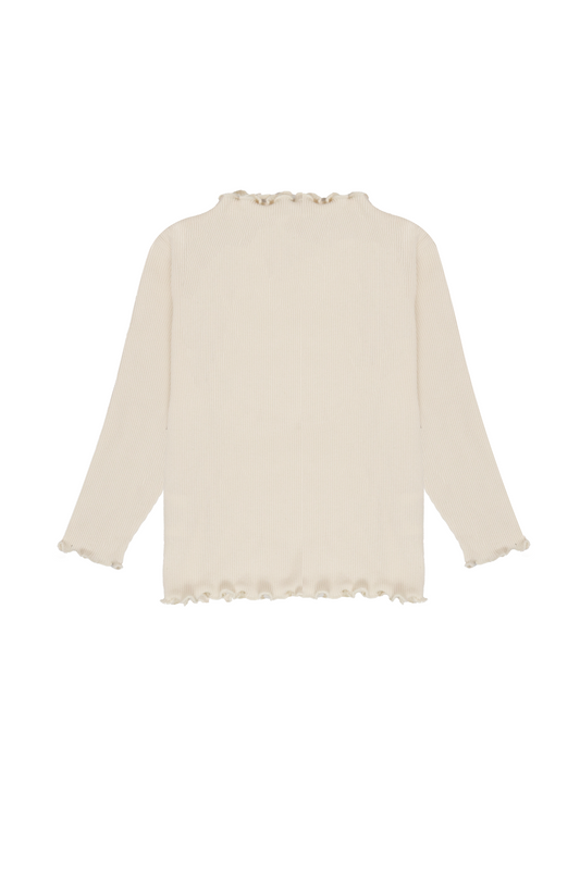 Leevje Longsleeve mit hohem Kragen