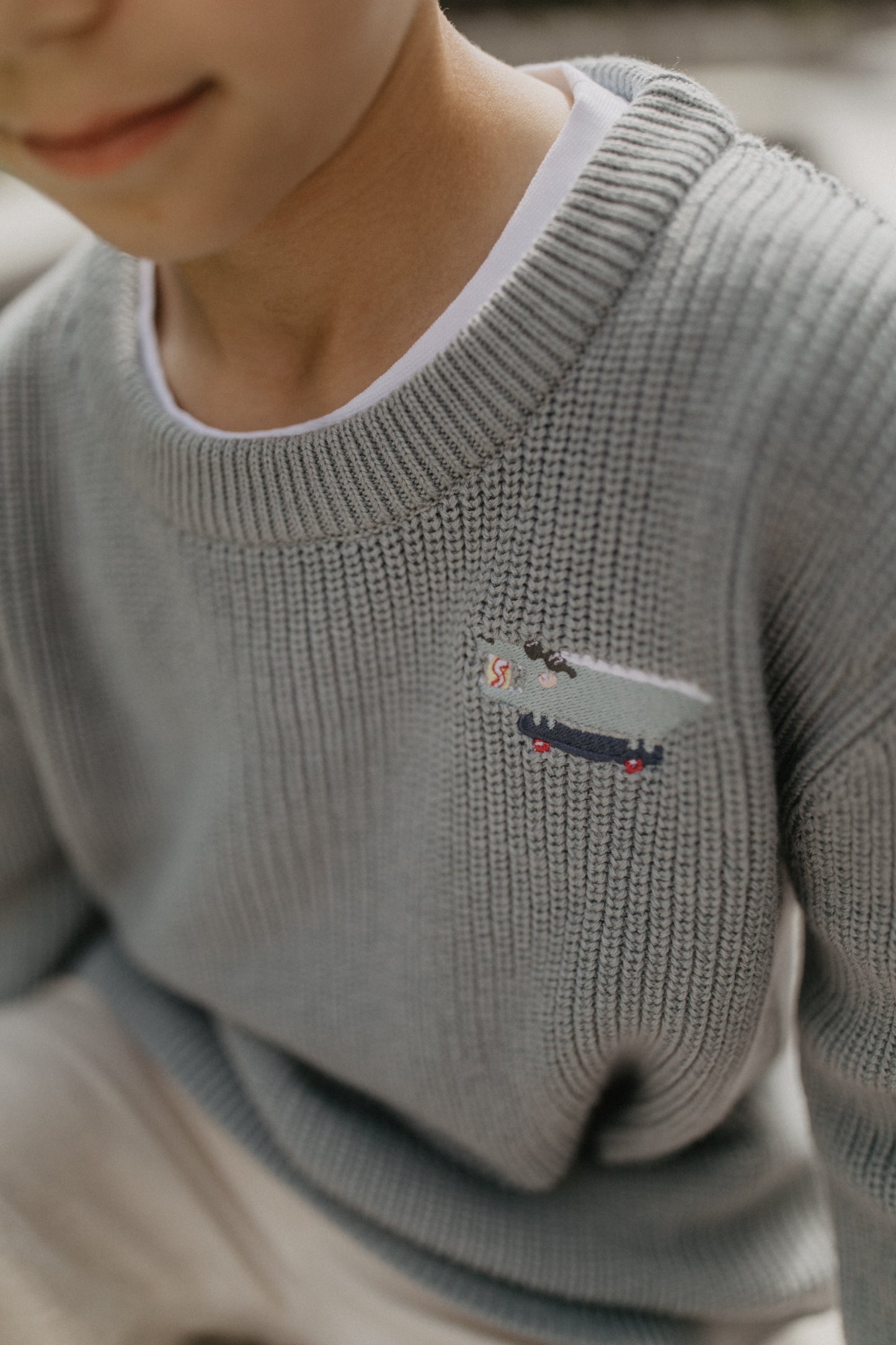 Leevje Chunky Strickpullover