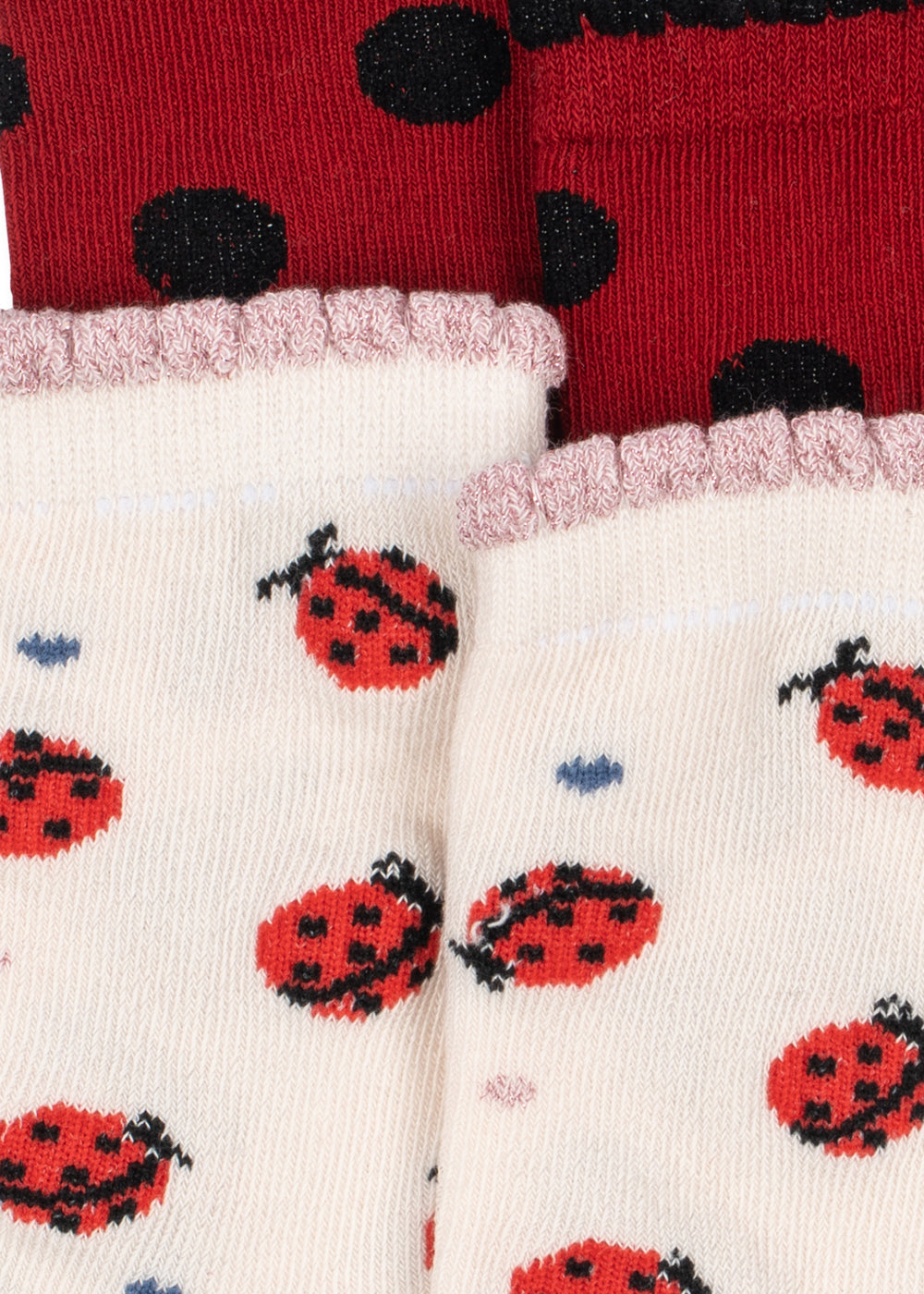 Konges Sløjd Doppelpack Marienkäfer Socken