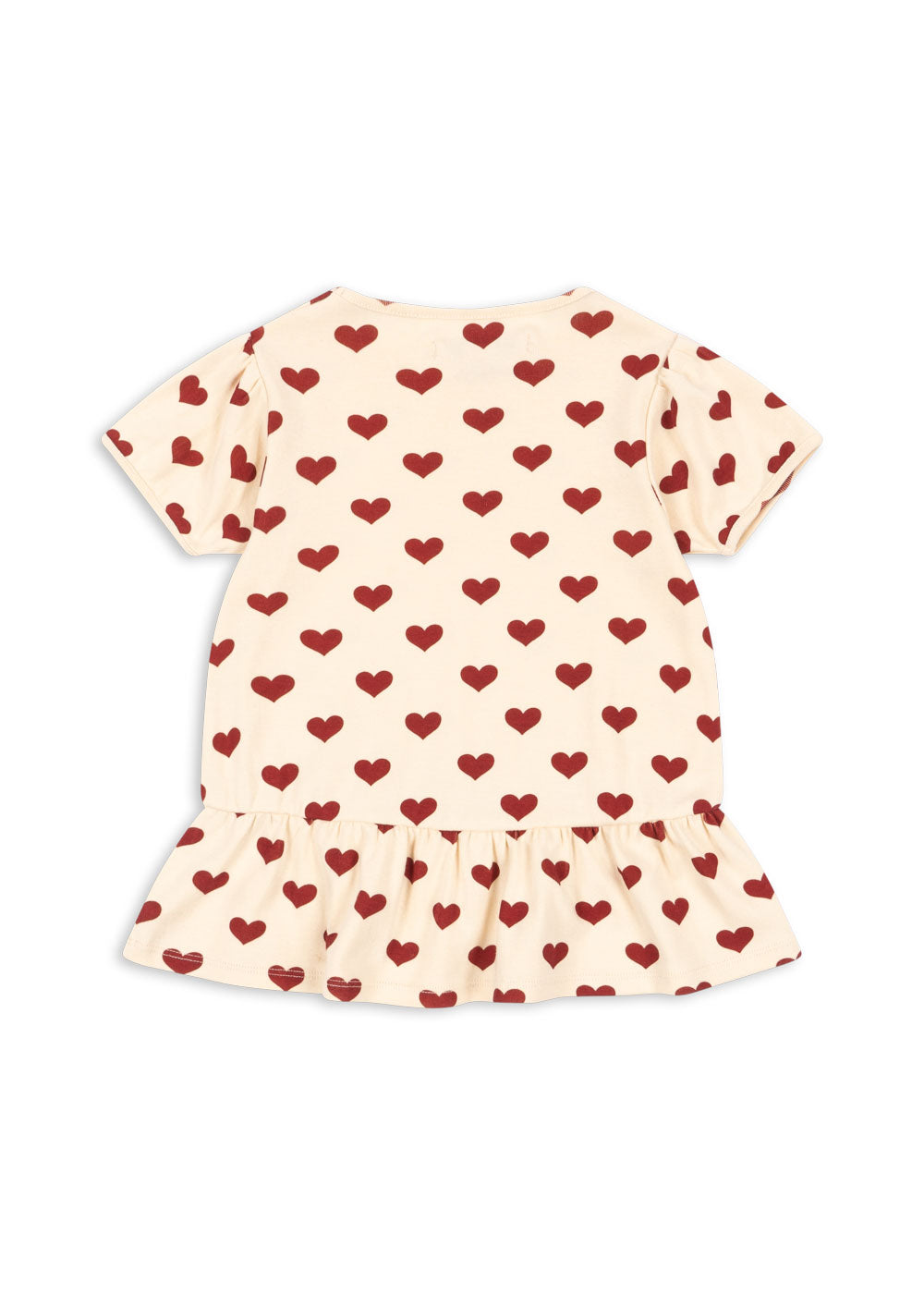 Konges Sløjd Basic Rüschen Tee T-Shirt GOTS