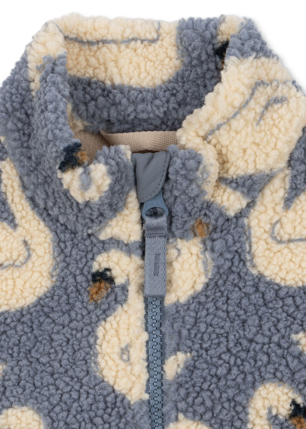 Konges Sløjd Jody Teddyjacke Schwan