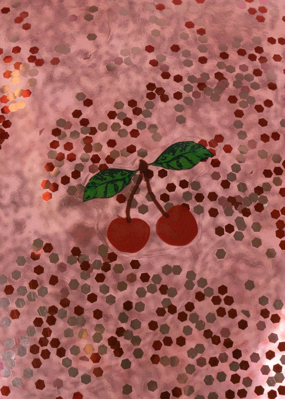 Konges Sløjd Glitzer Hüpfball Kirsche